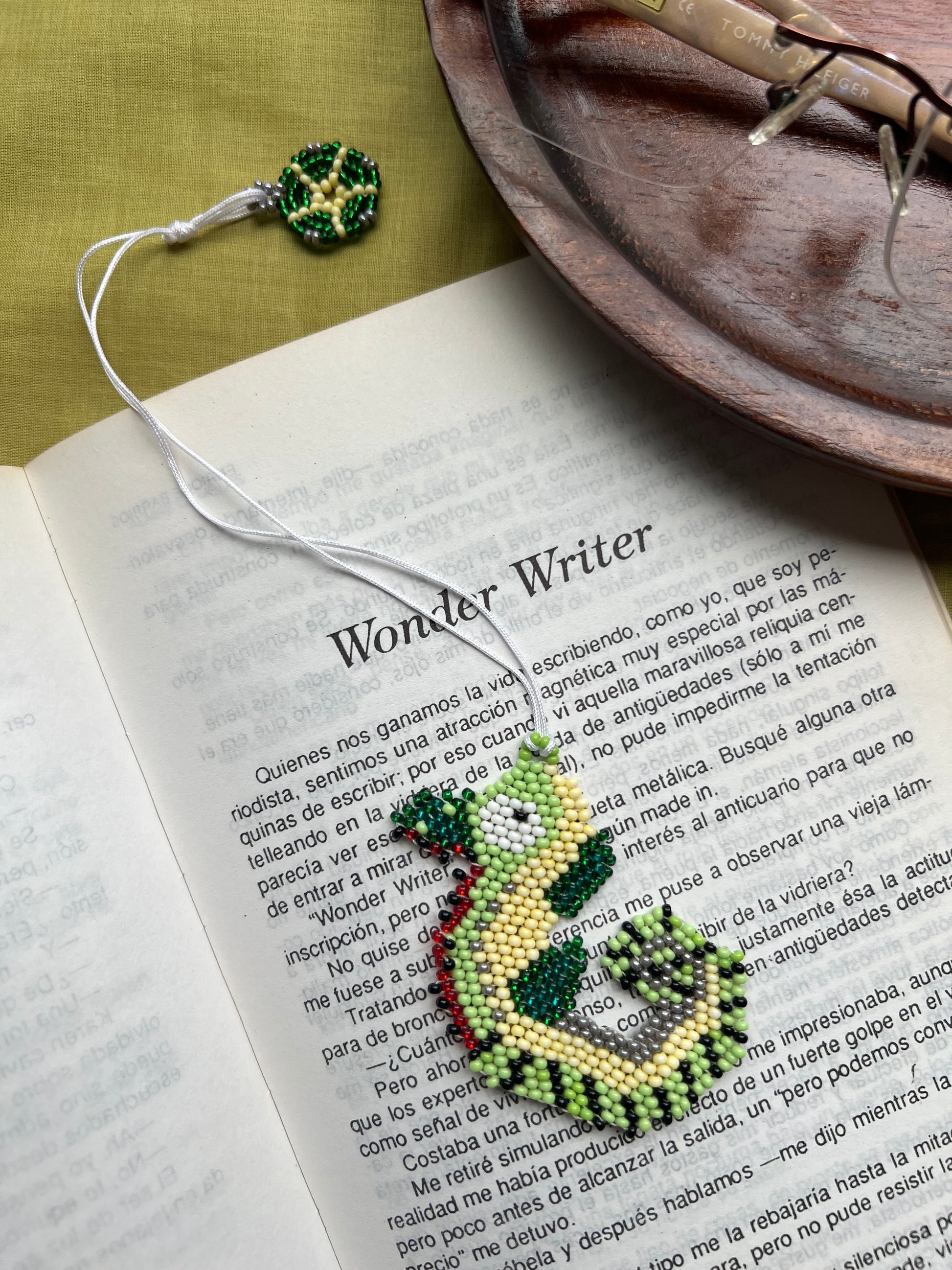 Chameleon Bookmark ✻ Hand Beaded by Embera Artisans