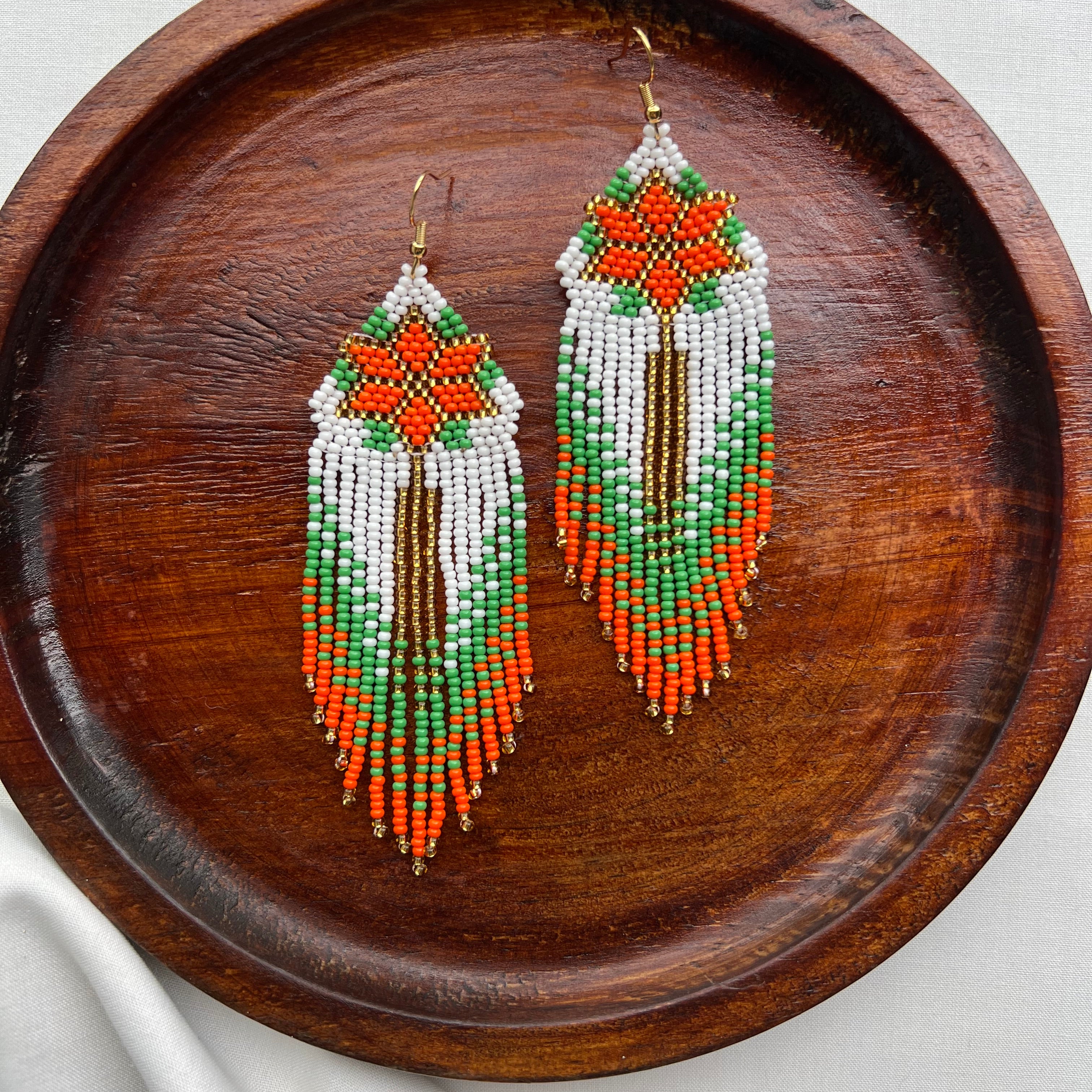 Flor Estrella ✻ Misak Beaded Earrings