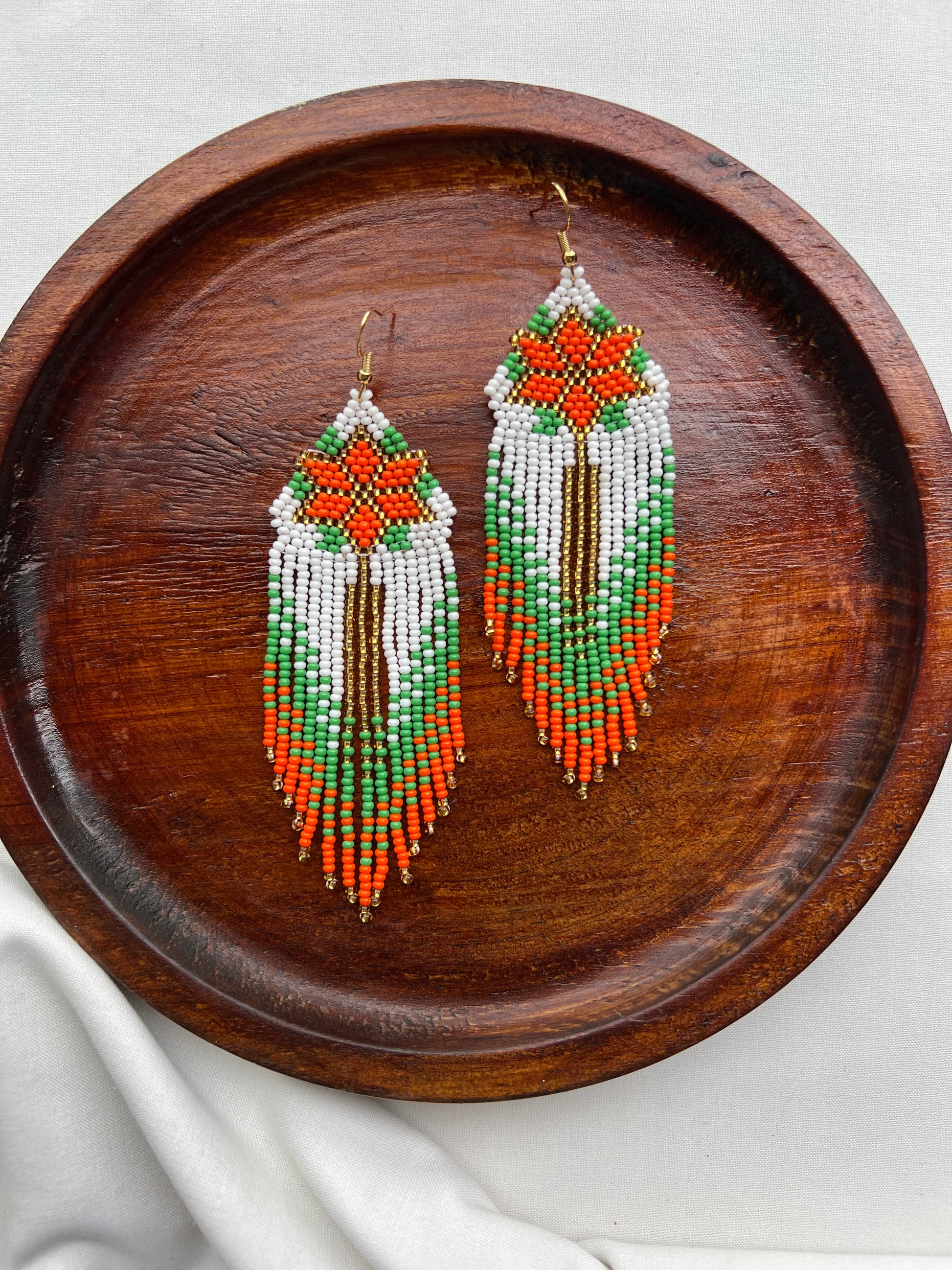 Flor Estrella ✻ Misak Beaded Earrings