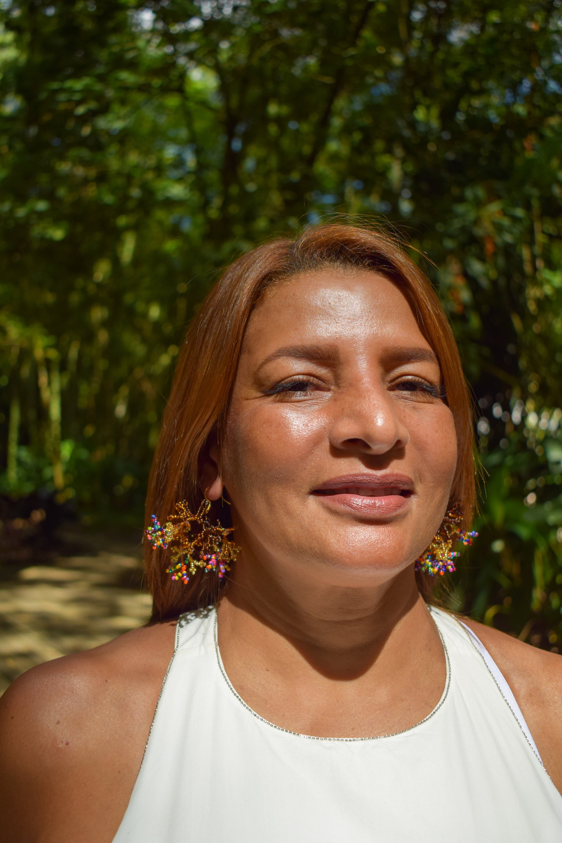 Mini Corals ✻ Inga Beaded Earrings