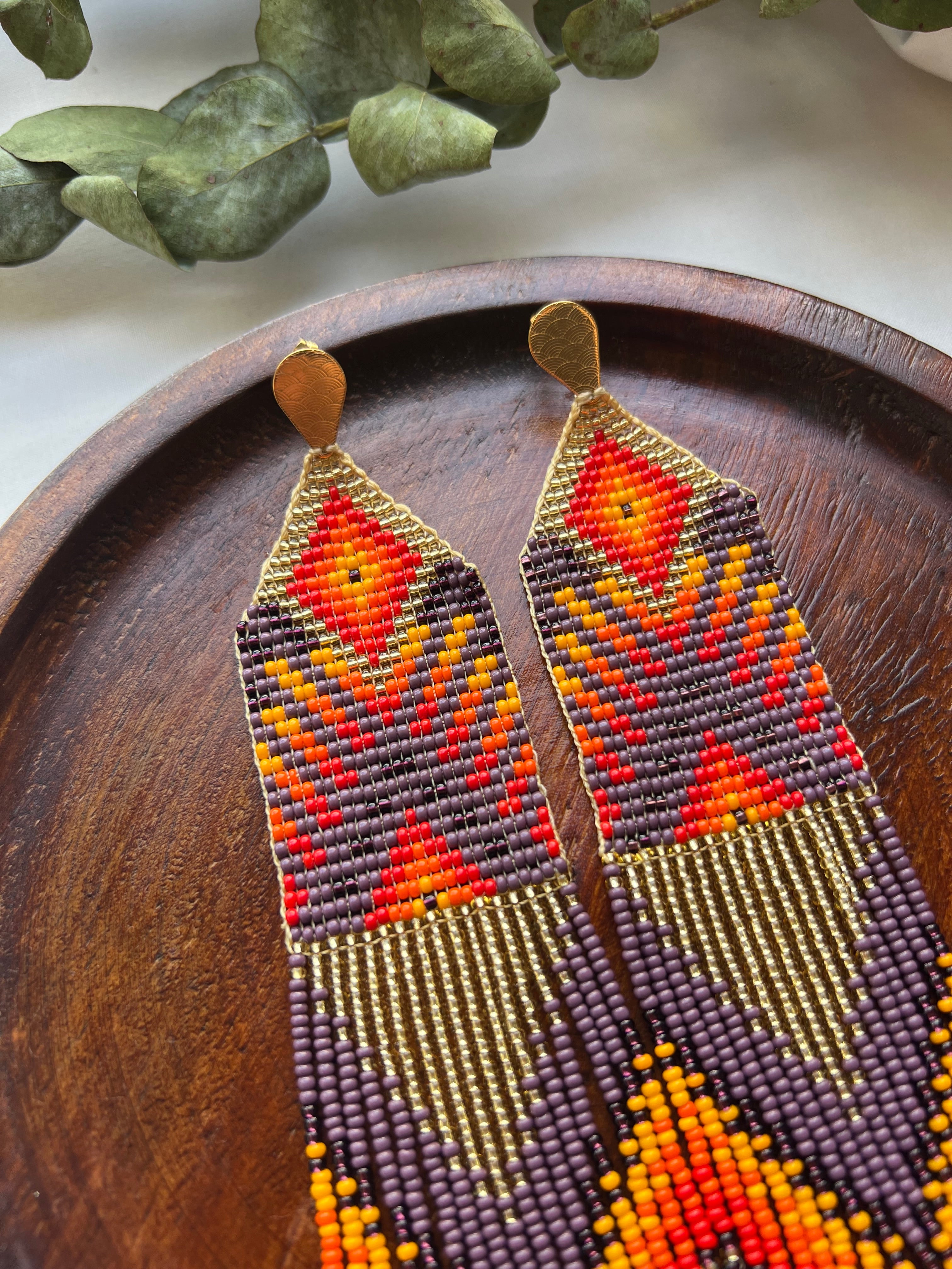 Sol ✻ Inga Beaded Earrings