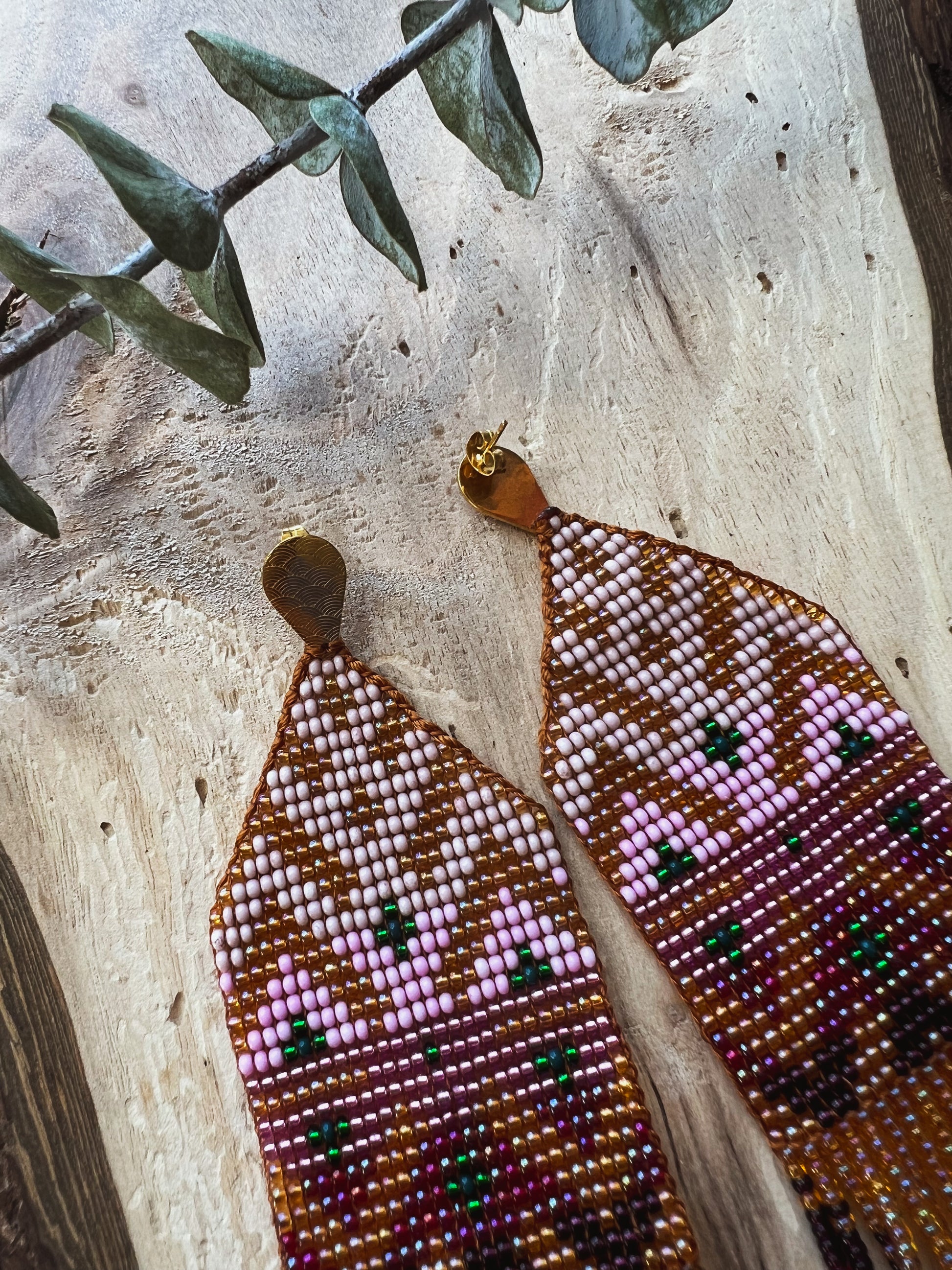 Maiz Aretes ✻ Inga Beaded Earrings