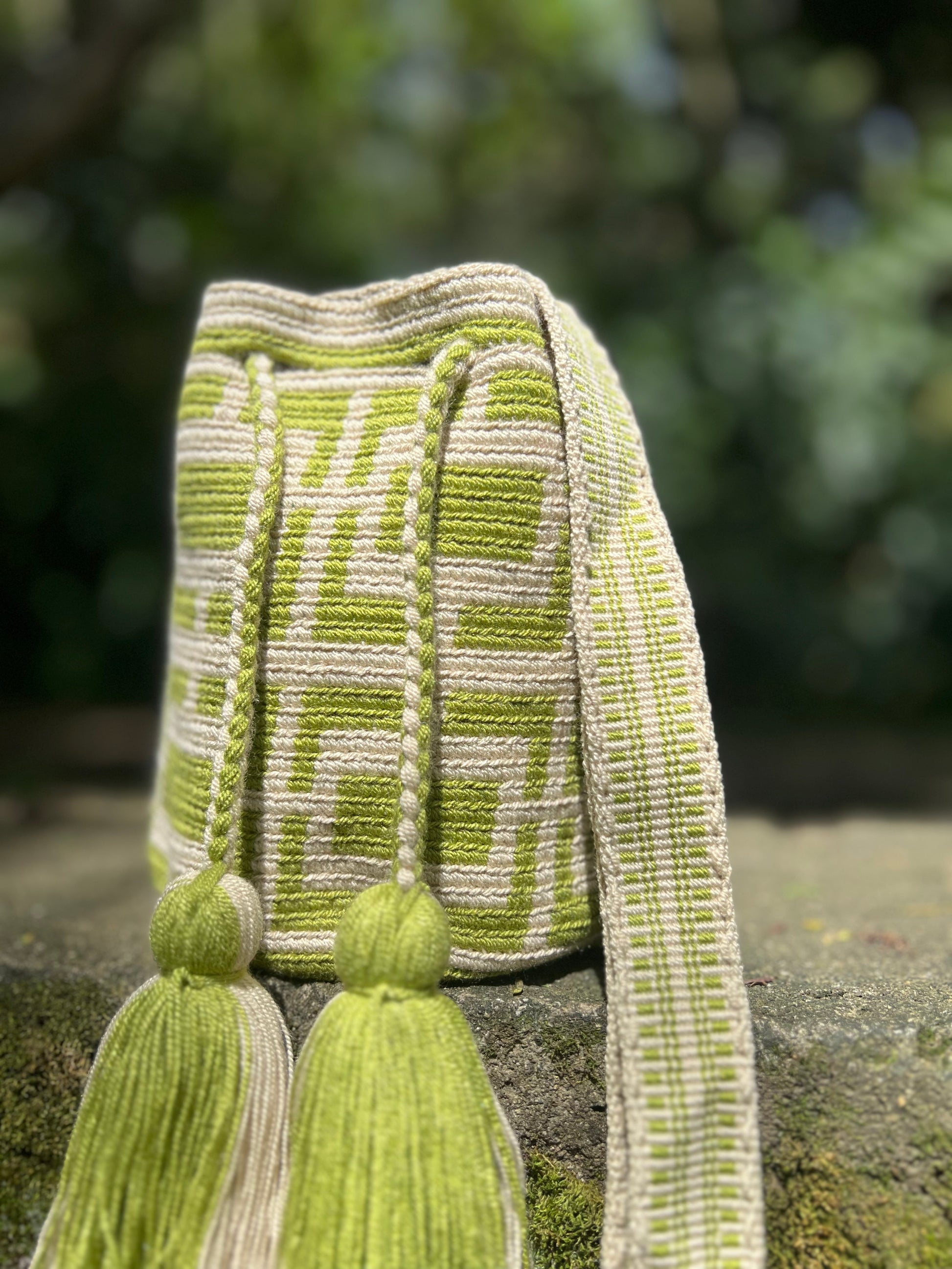 Greenie ✻ Mini Wayuu Mochila