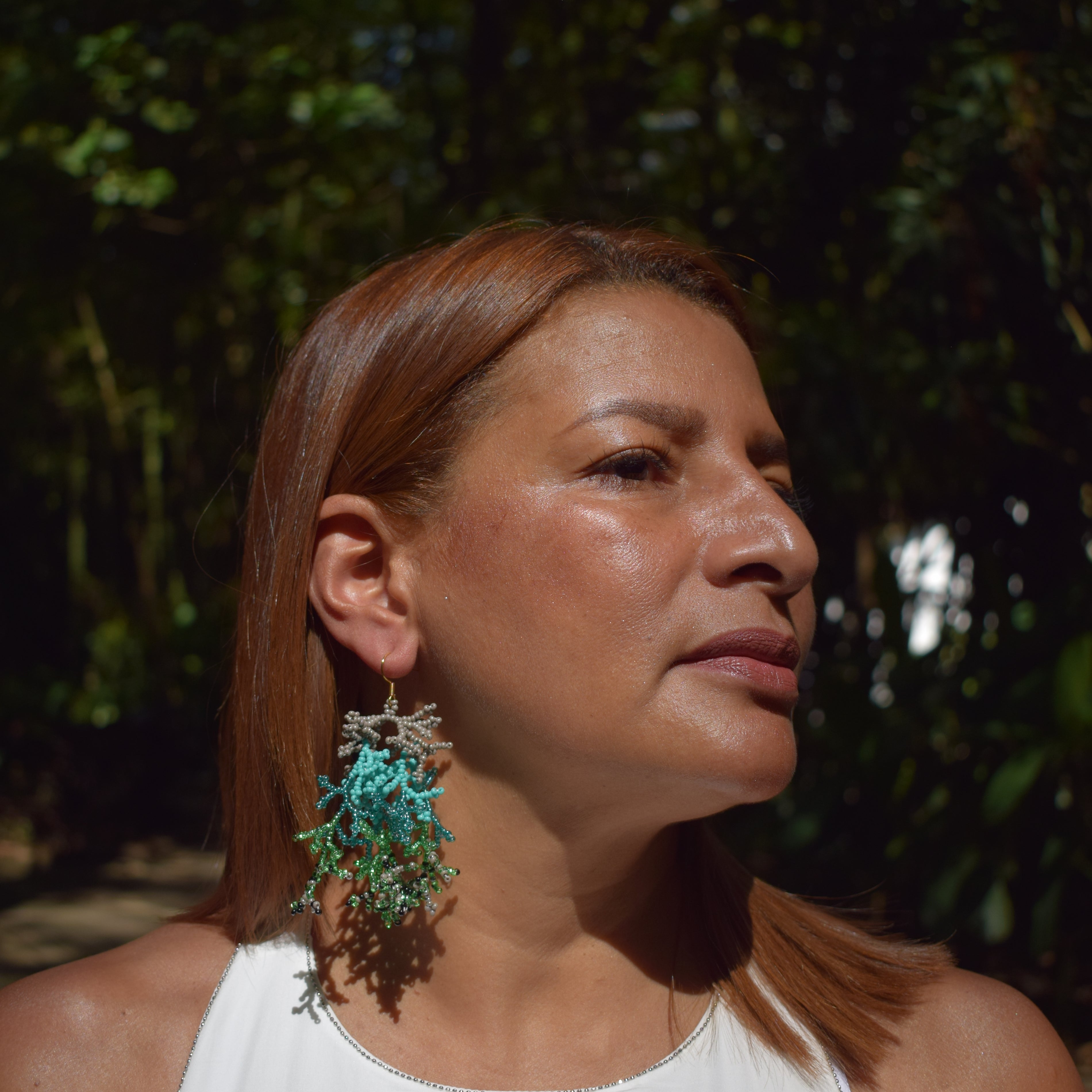 Corals ✻ Inga Beaded Earrings