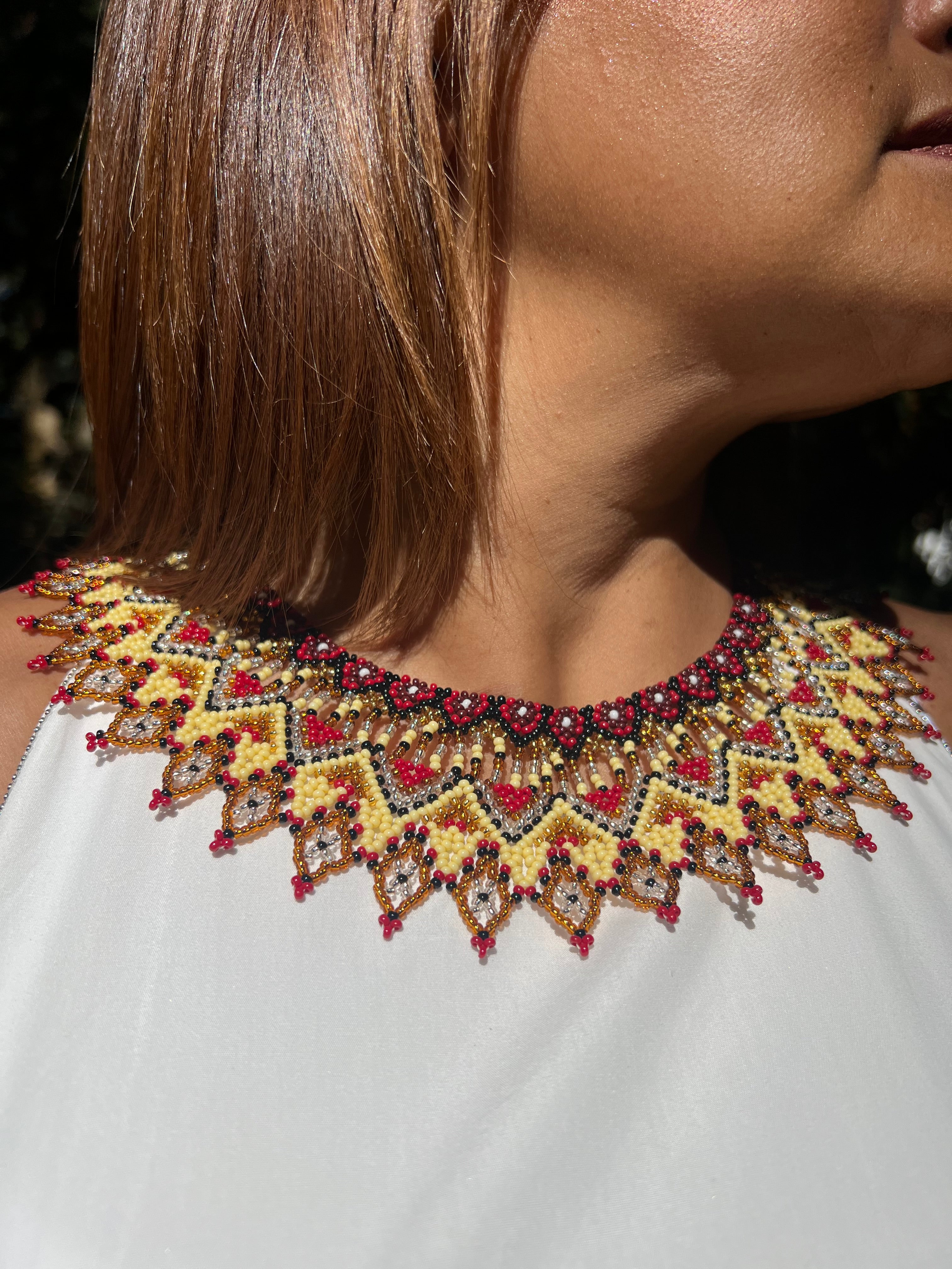 Drua Okama ✻ Embera Beaded Necklace