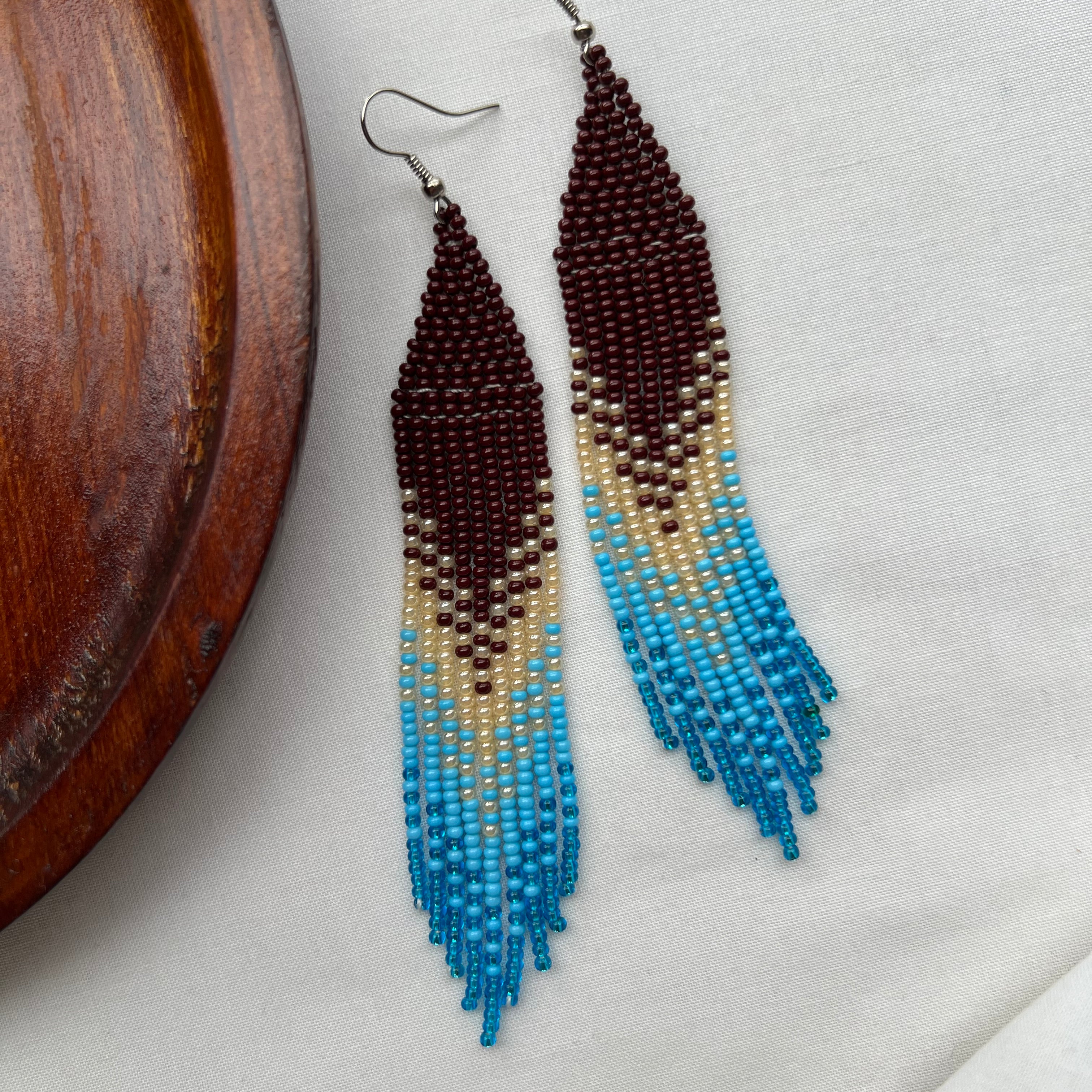 Arctic ✻ Misak Beaded Earrings
