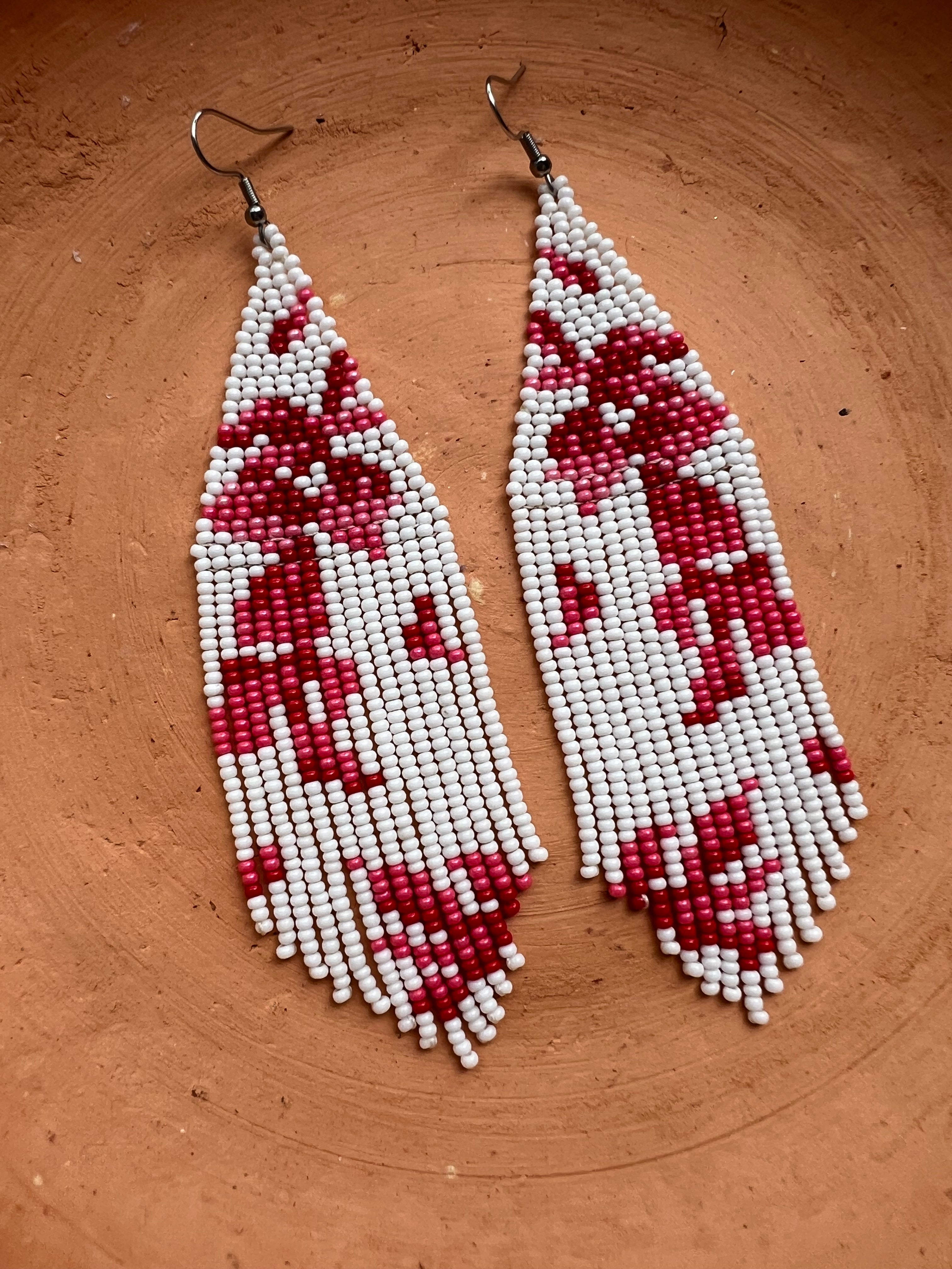 Cherry Blossom ✻ Misak Beaded Earrings