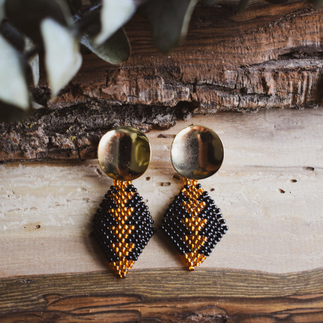 Diamante ✻ Misak Beaded Earrings