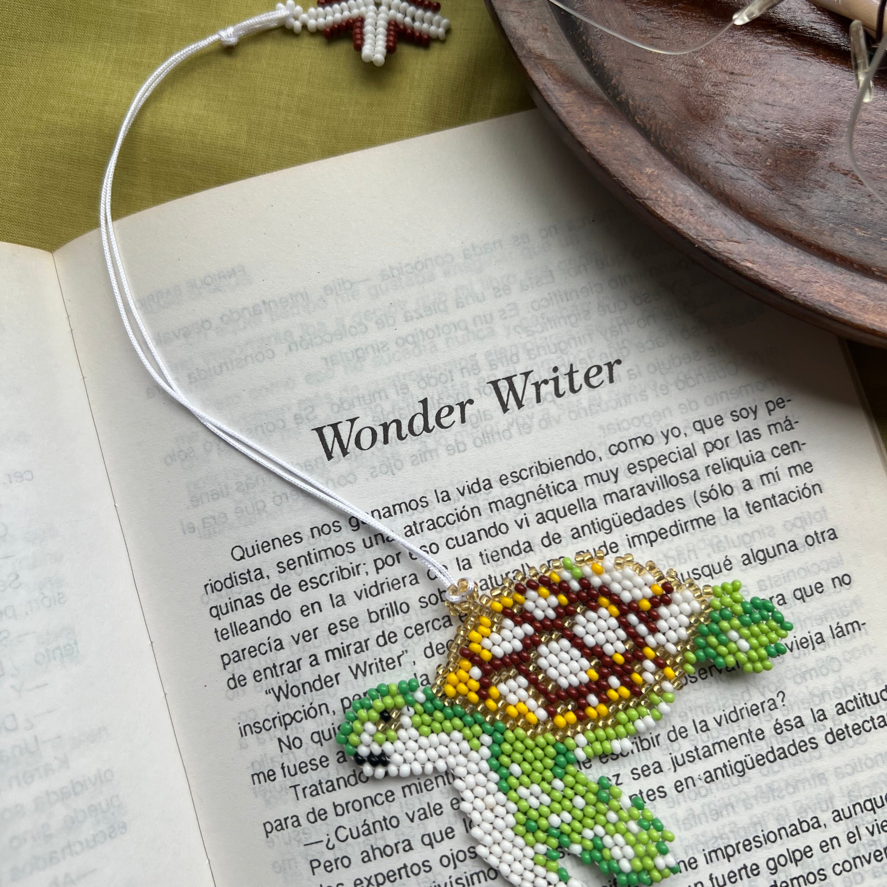 Brown Turtle Bookmark ✻ Hand Beaded by Embera Artisans