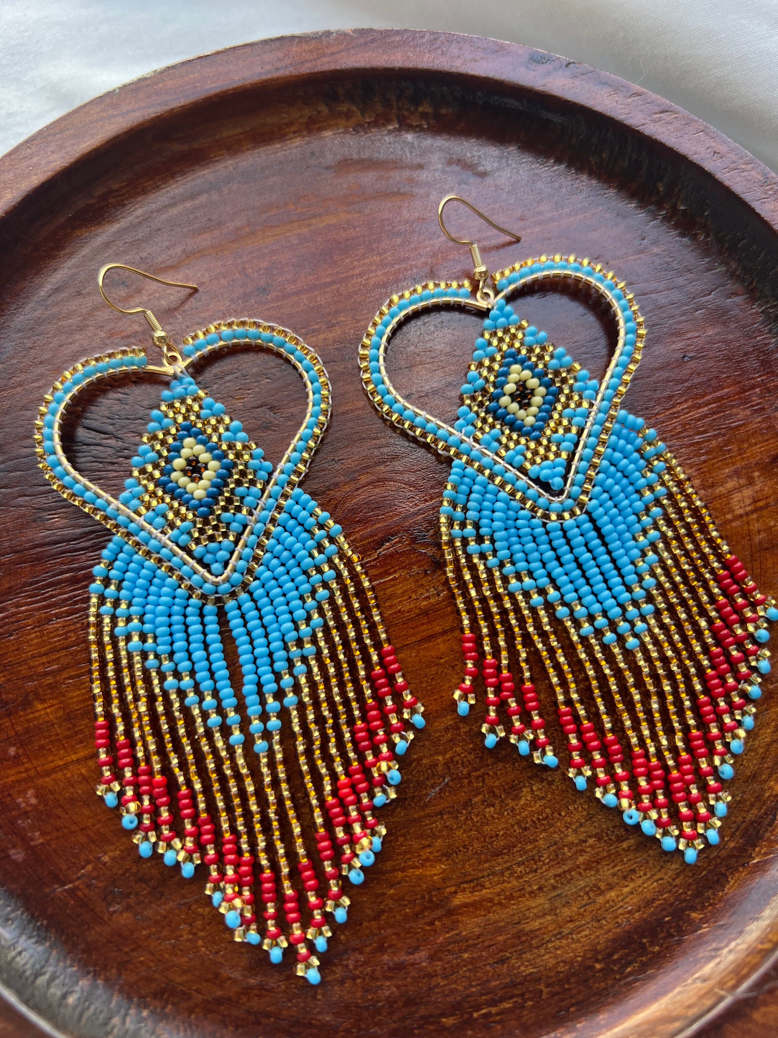 Mi Corazón ✻ Misak Beaded Earrings