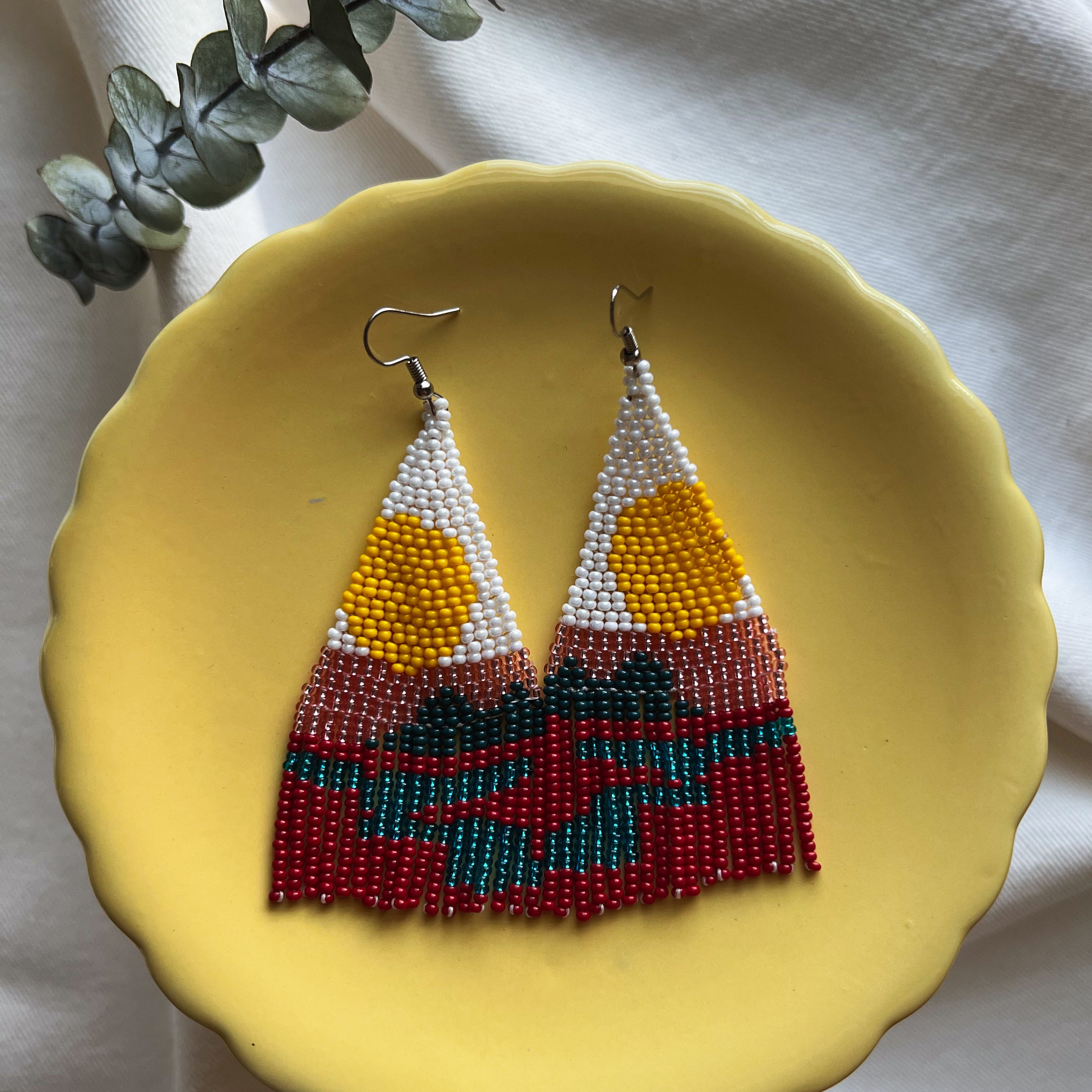 Tierra Mia ✻ Misak Beaded Earrings