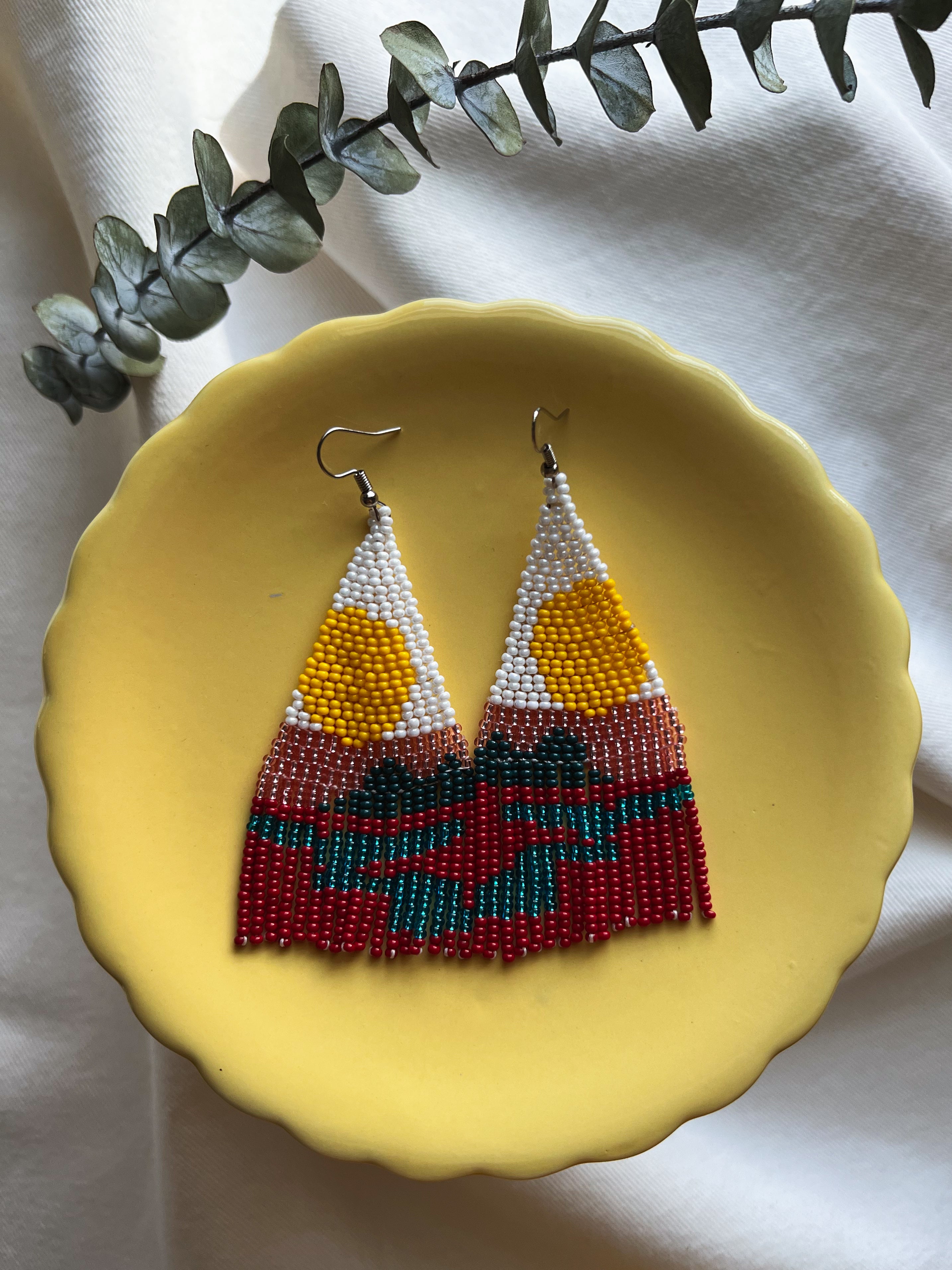 Tierra Mia ✻ Misak Beaded Earrings
