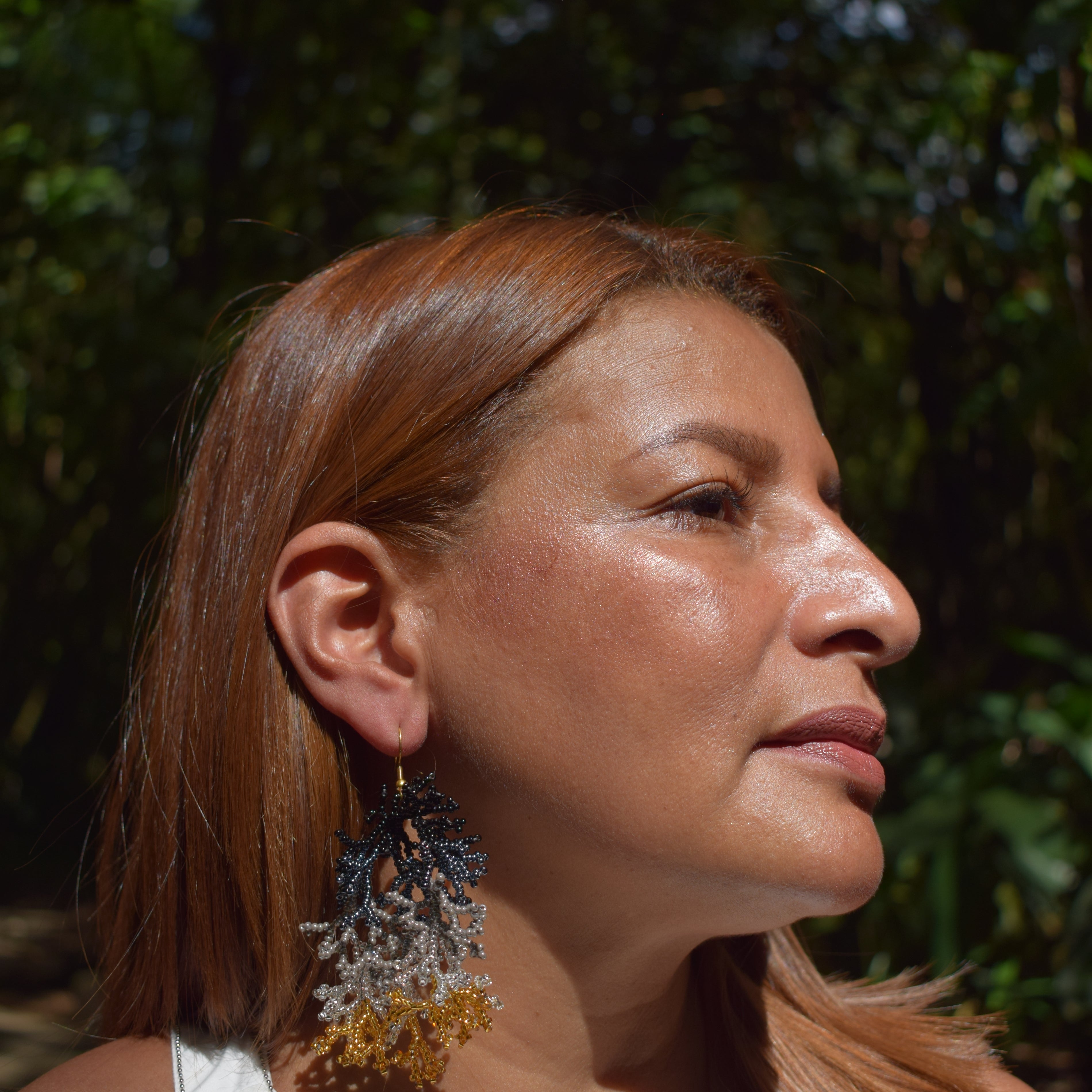 Corals ✻ Inga Beaded Earrings