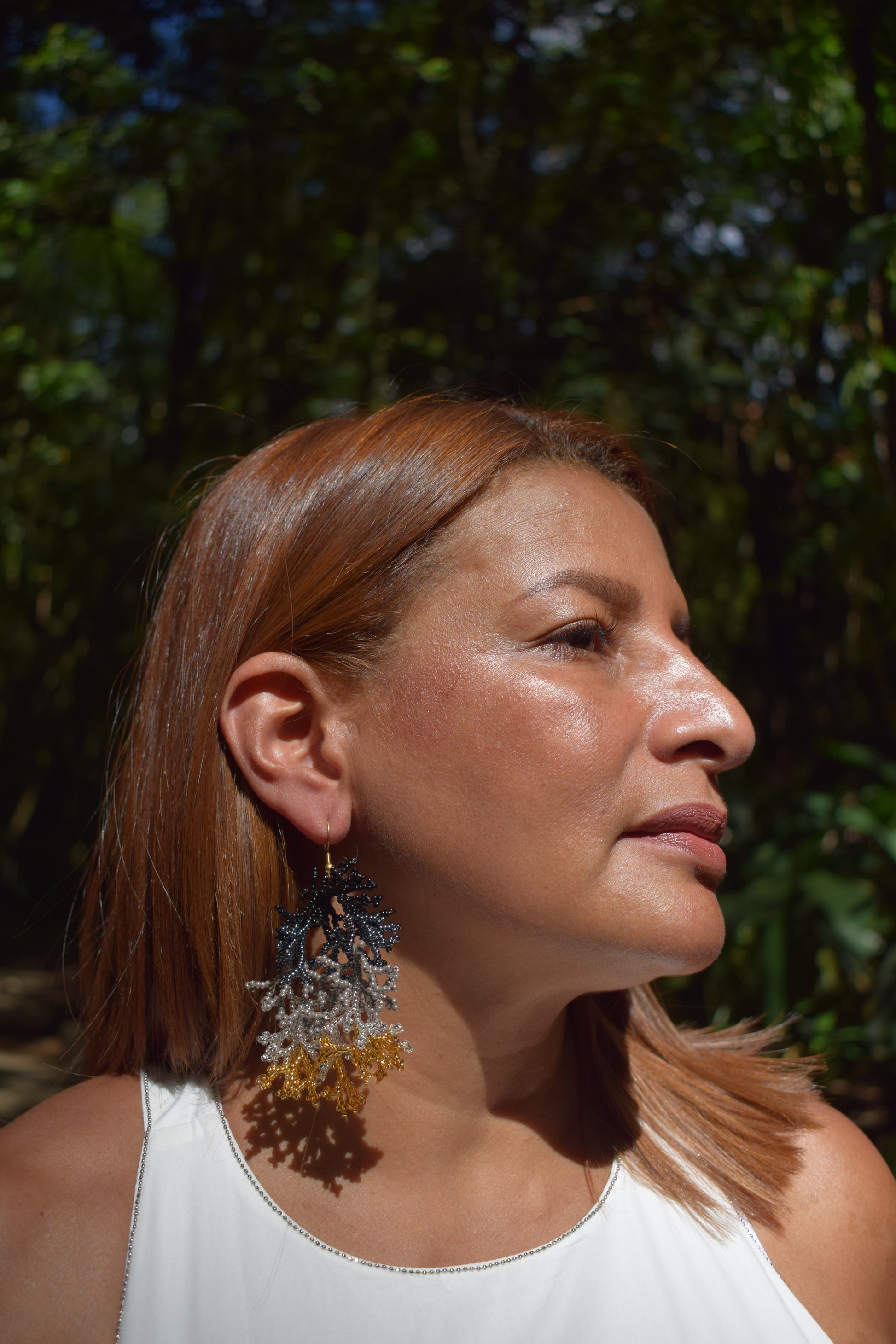 Corals ✻ Inga Beaded Earrings