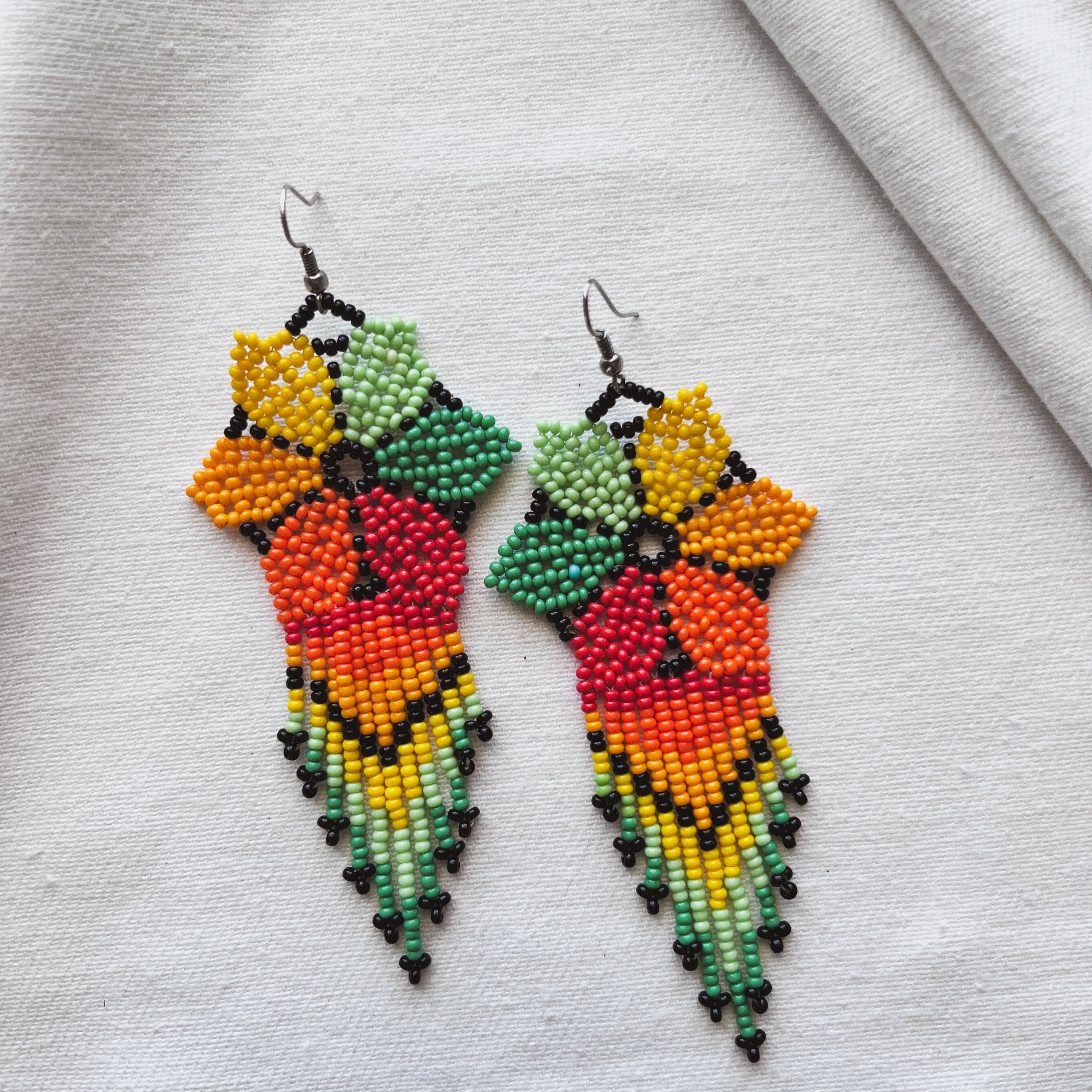 Flore ✻ Embera Beaded Earrings