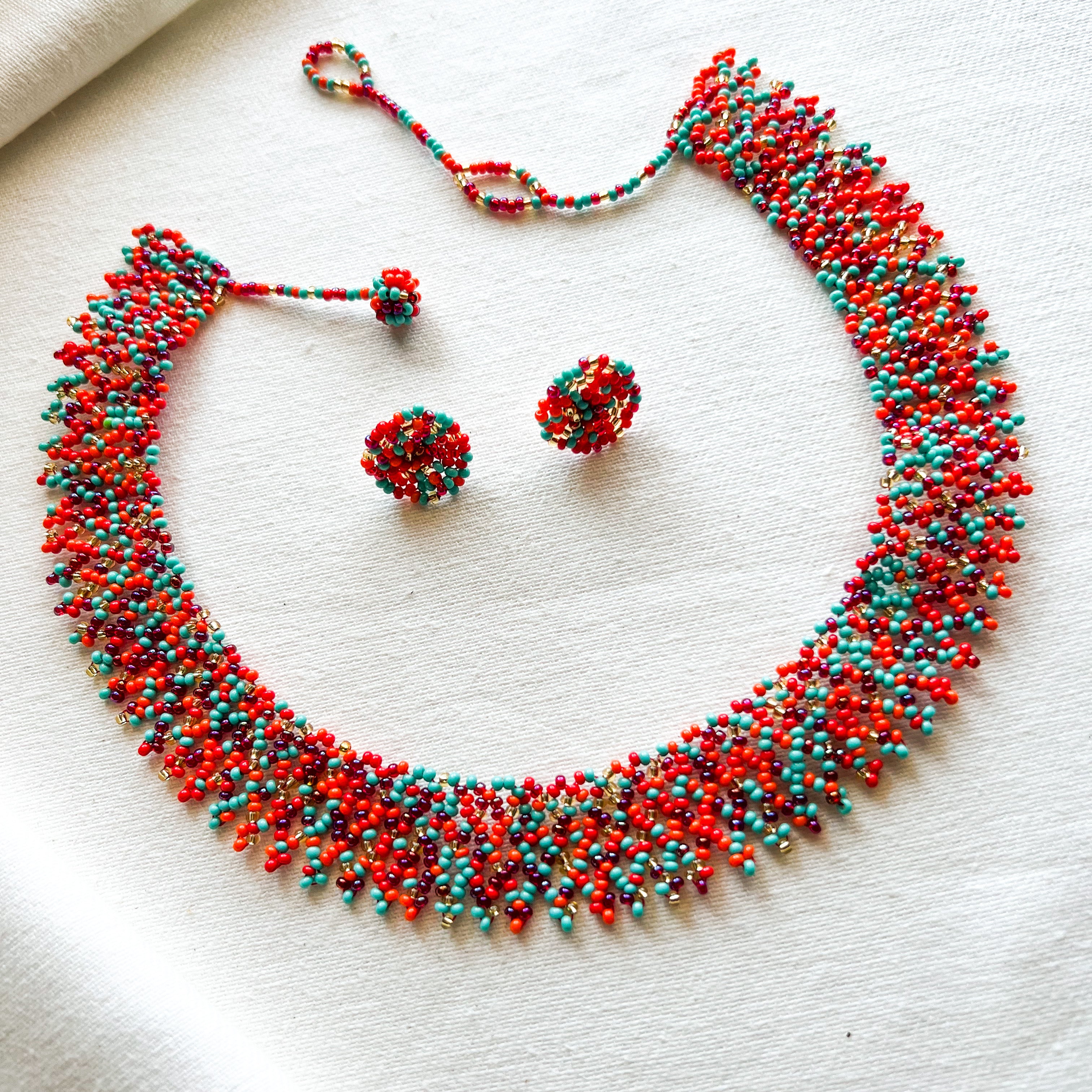 Sia Set ✻ Inga Beaded Necklace
