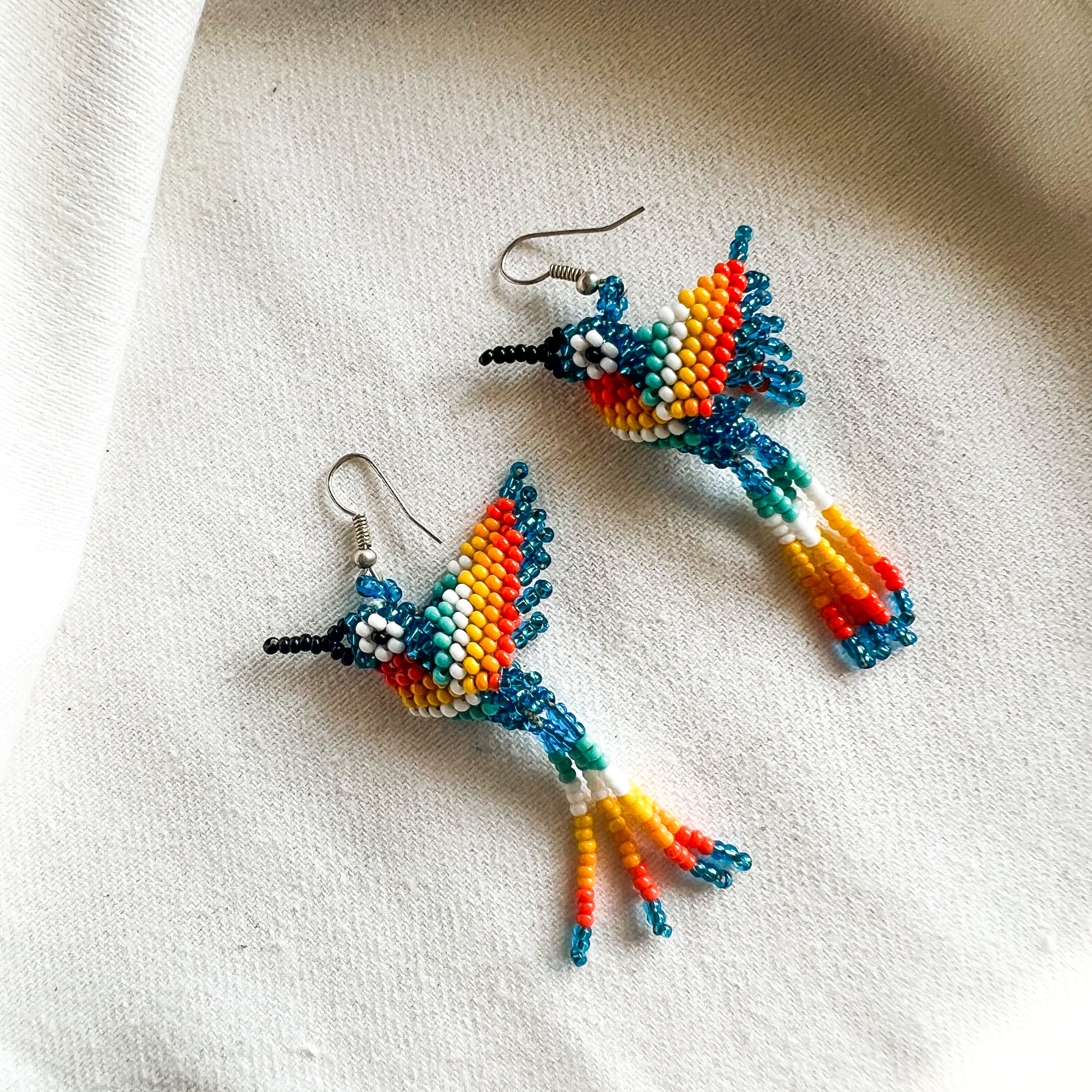Colibrí ✻ Embera Beaded Earrings