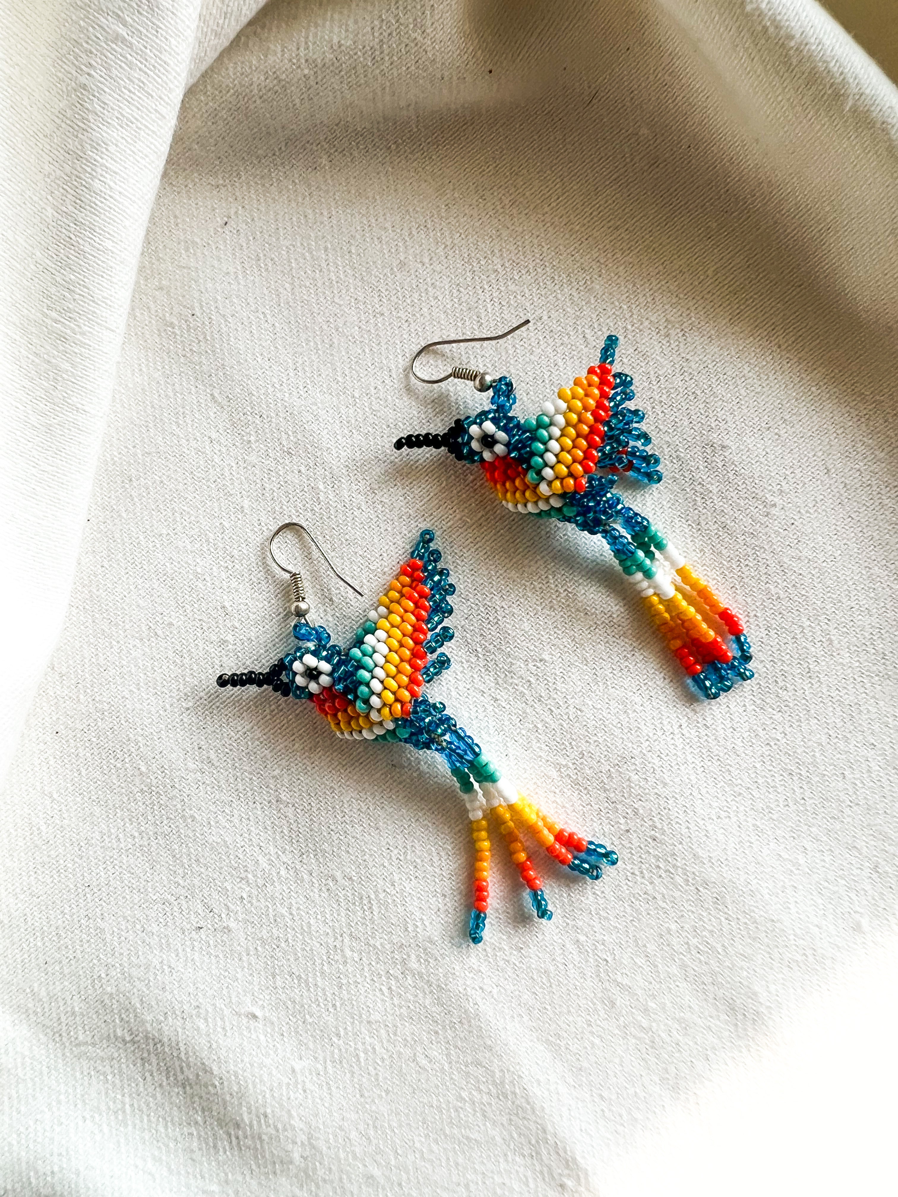 Colibrí ✻ Embera Beaded Earrings