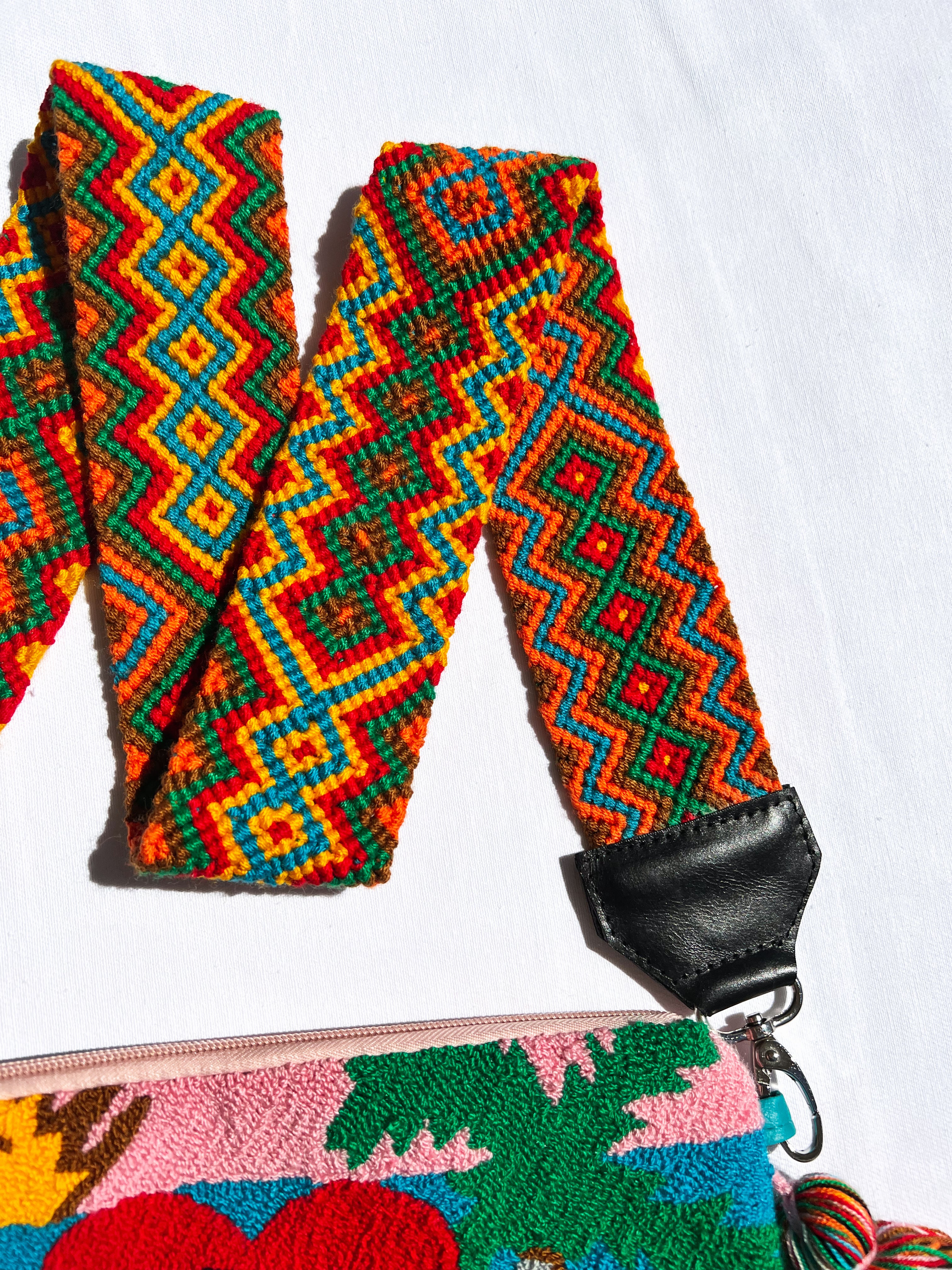 BAD BUNNY COLLECTION ✻ Large Wayuu Clutch with Strap