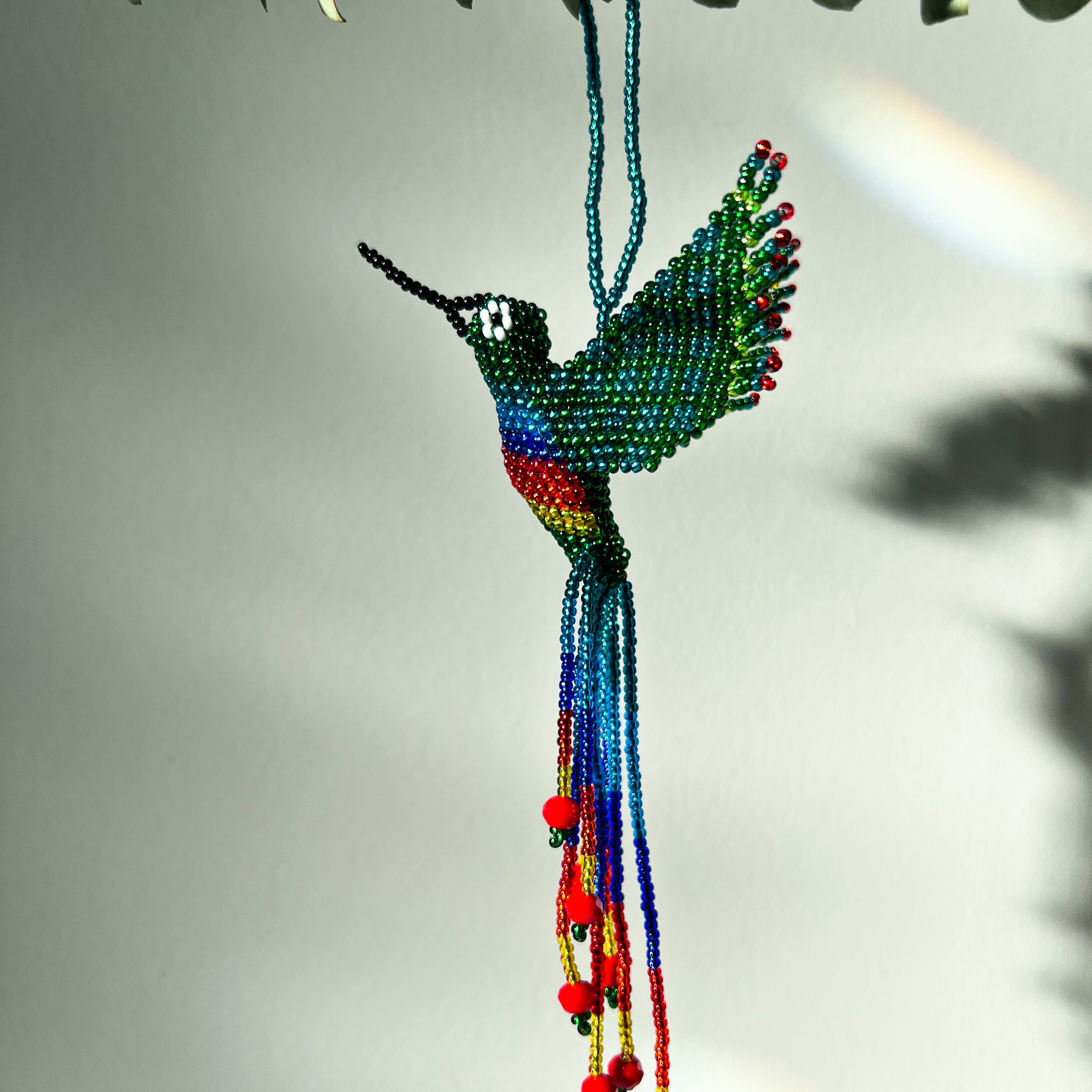 Colibri ✻ Emberá Beaded Keychain